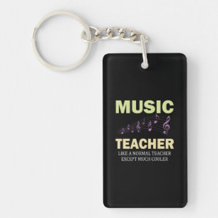 Gifts Teacher   Music Teacher Much Cooler Key Ring