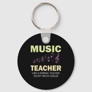 Gifts Teacher   Music Teacher Much Cooler Key Ring