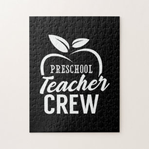 Gifts Teacher   Preschool Teacher Crew Jigsaw Puzzle
