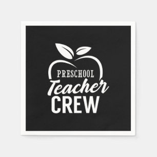 Gifts Teacher Preschool Teacher Crew Napkin