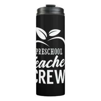 Gifts Teacher | Preschool Teacher Crew Thermal Tumbler