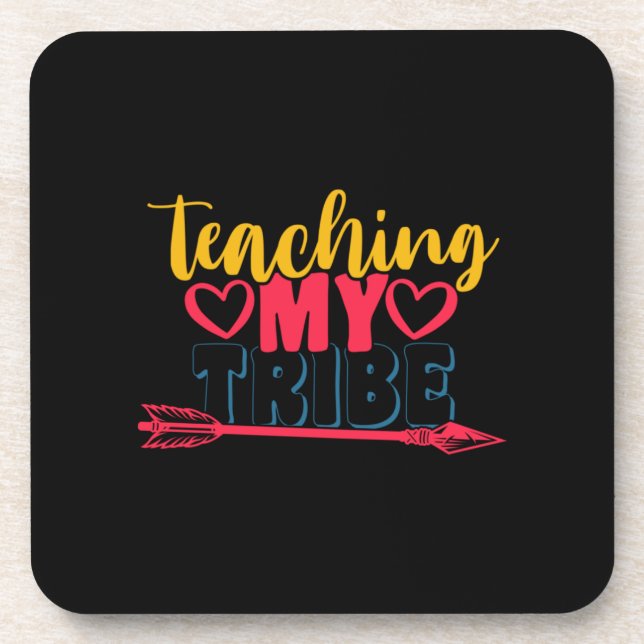 Gifts Teacher | Teaching My Tribe Coaster (Front)