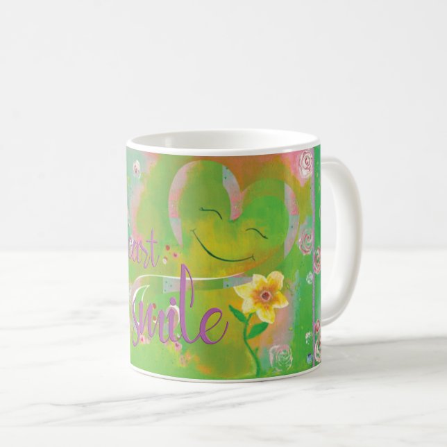 Gifts that make you smile coffee mug (Front Right)