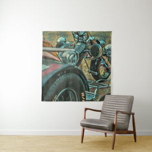 gifts to get motorcyclists tapestry