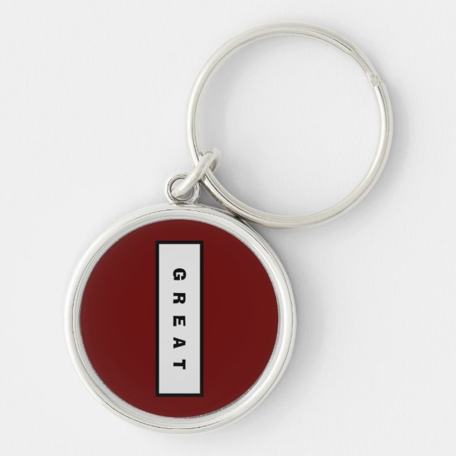 Gifts: Under 25$ Accessories Authority® GREAT Key Ring (Front)