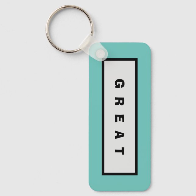 Gifts: Under 75$ Attractive Authority® GREAT Key Ring (Front)
