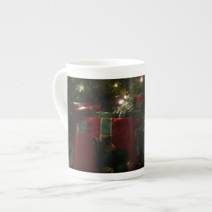 Gifts Under the Tree Christmas Holiday Bone China Mug