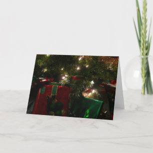 Gifts Under the Tree Christmas Holiday Card