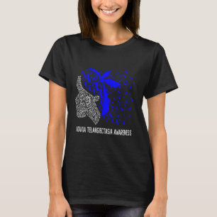 Gifts We Wear Blue For Ataxia Telangiectasia Aware T-Shirt