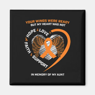 Gifts Women Men Kids In Memory Of My Aunt Leukaemi Magnet