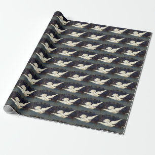 Giftwrap:  Dove at Night Wrapping Paper