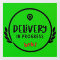 Gig Driver Delivery in Progress Parking Sign