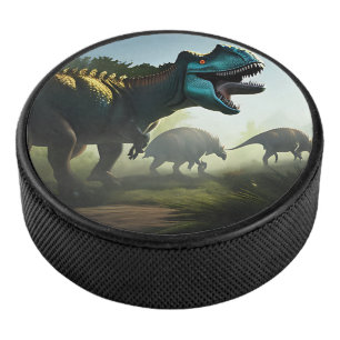 Giganotosaurus Dinosaurs Prowling, Hockey Puck