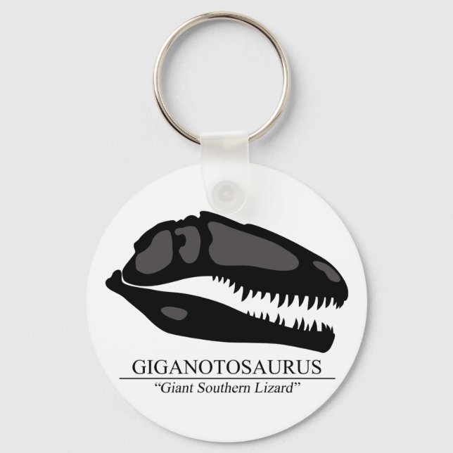 Giganotosaurus Skull Key Ring (Front)