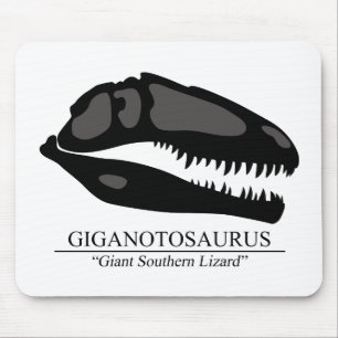 Giganotosaurus Skull Mouse Pad