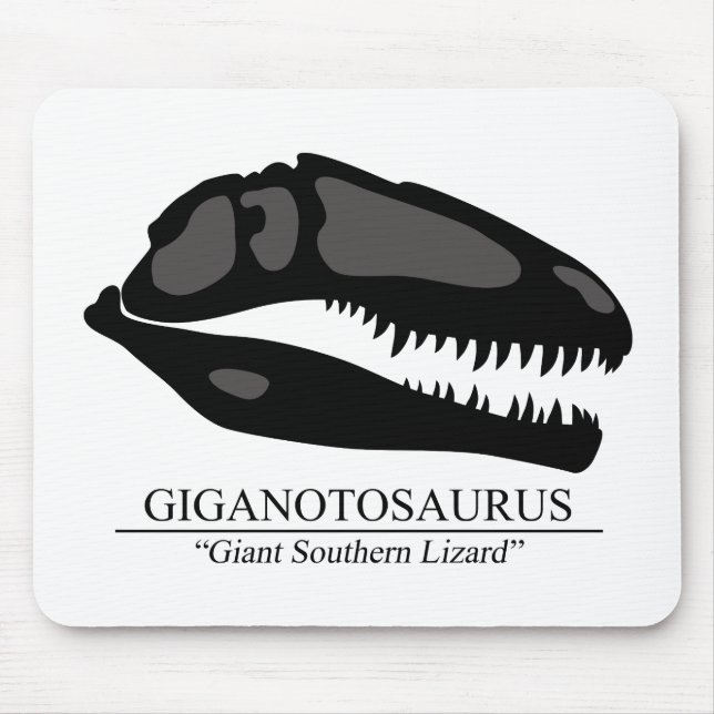 Giganotosaurus Skull Mouse Pad (Front)