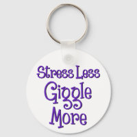 GIGGLE MORE, purple ink