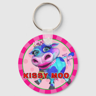 "GiggleBellies" Kissy Moo the Cow Keychain