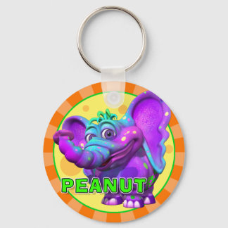 "GiggleBellies" Peanut the Elephant Keychain