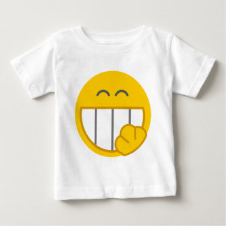 Giggling Face Design Baby T-Shirt