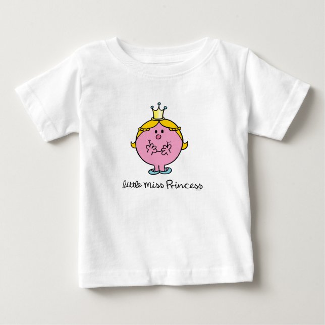 Giggling Little Miss Princess Baby T-Shirt (Front)