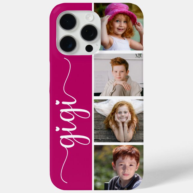 Gigi 4 Photo Case-Mate iPhone Case (Back)