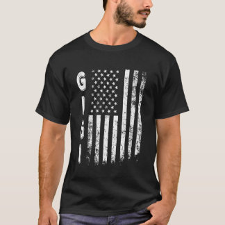 Gigi America Flag Mother's Day 4th of July Women X T-Shirt