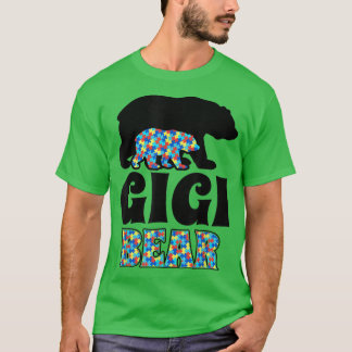 Gigi Bear Autism Awareness T-Shirt