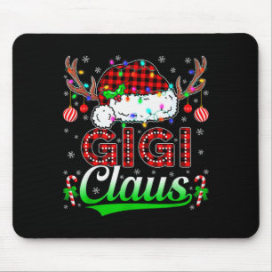 Gigi Claus Christmas Lights Matching Family Xmas P Mouse Pad