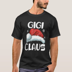 Gigi Claus Christmas Pajama Family Matching Xmas T-Shirt