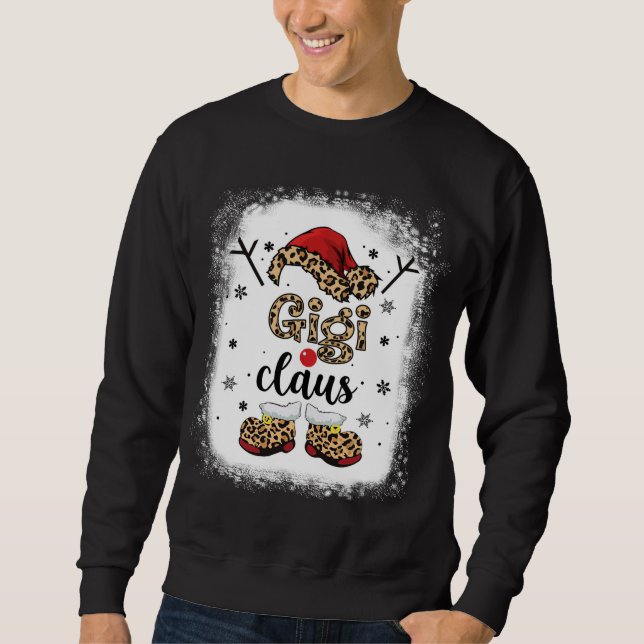 Gigi Claus Matching Family Christmas Pyjamas Grand Sweatshirt (Front)