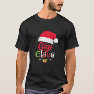 Gigi Claus Santa Christmas Matching Family Pajama T-Shirt