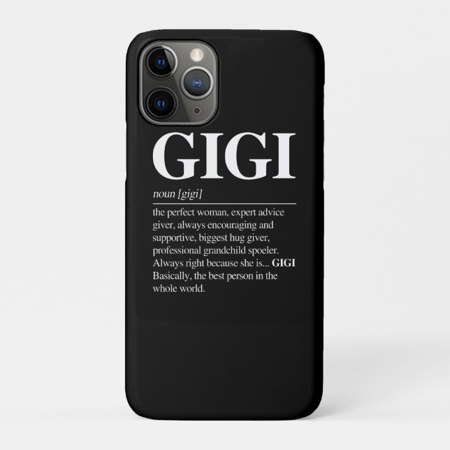 Gigi Definition Grandma Mother Day Gifts Women Case-Mate iPhone Case (Back)