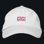 Gigi Embroidered Hat<br><div class="desc">Cute baseball cap for grandma.</div>