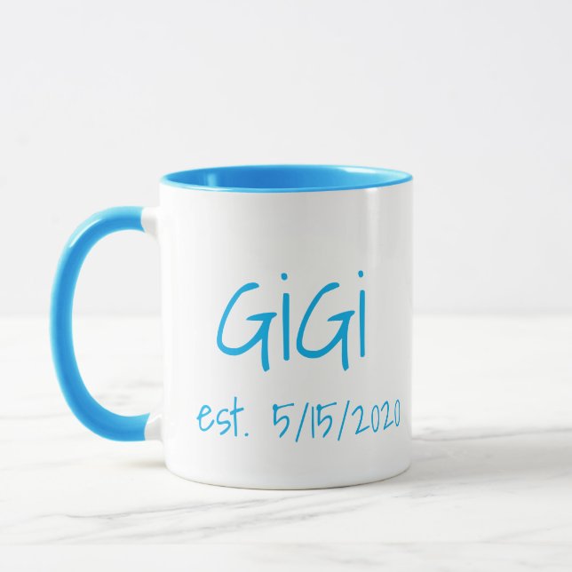 Gigi Established Date Mug (Left)
