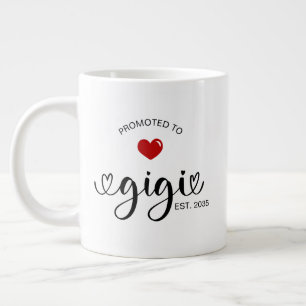 Gigi Established New Grandmother Gift Large Coffee Mug
