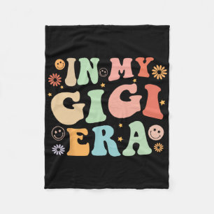 Gigi For Grandma Grandmother Announcement Mothers  Fleece Blanket