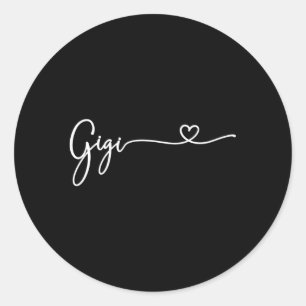 Gigi For Grandma Mother'S Day Classic Round Sticker