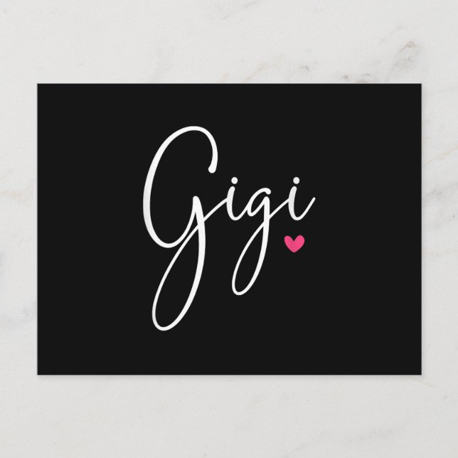 Gigi Gift Women Grandma Christmas Gifts Grandkids Invitation Postcard (Front)