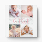 Gigi Grandchildren Photo Collage Marble Blush Pink