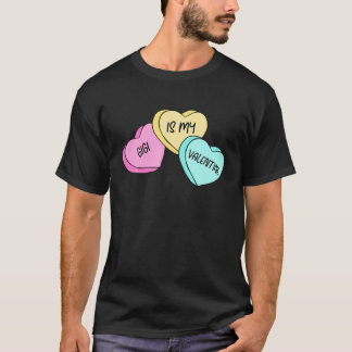 Gigi Is My Valentine Candy Heart Grandma Matching T-Shirt
