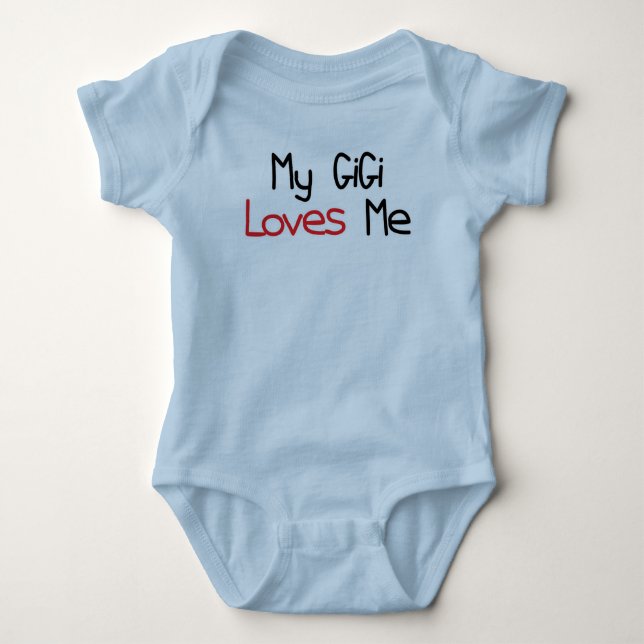 GiGi Loves Me Baby Bodysuit (Front)