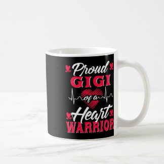 Gigi Of A Heart Warrior Chd Awareness Coffee Mug