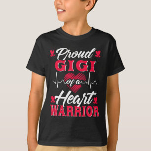 Gigi Of A Heart Warrior Chd Awareness  T-Shirt