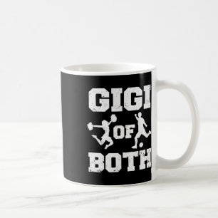 Gigi Of Both Cheer Soccer Funny Cheerleader Sport Coffee Mug