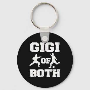 Gigi Of Both Karate And Soccer Funny Martial Arts Key Ring