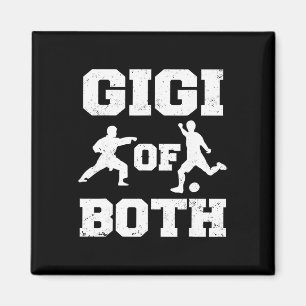 Gigi Of Both Karate And Soccer Funny Martial Arts  Magnet