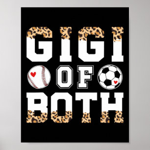 Gigi Of Both Leopard Sell Soccer Gigi Grandma Poster