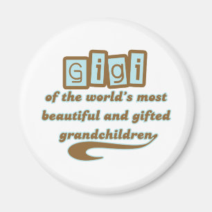 GiGi of Gifted Grandchildren Magnet