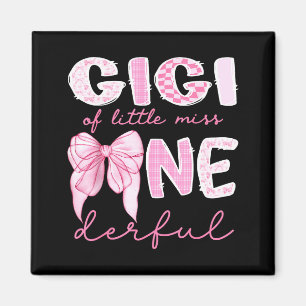 Gigi Of Little Miss Onederful First Birthday Girl Magnet